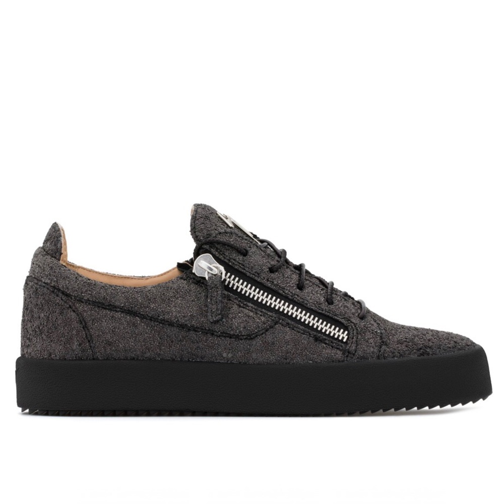 GIUSEPPE ZANOTTI Black Subtle Shine Sneaker - NEW - Picture 4 of 8